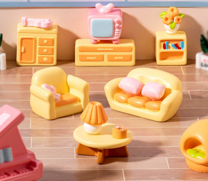 Miniature Landscape DIY Furniture Decor - Creative Tabletop Accents for Living Room, Bedroom, and Dollhouse Displays - Image 3