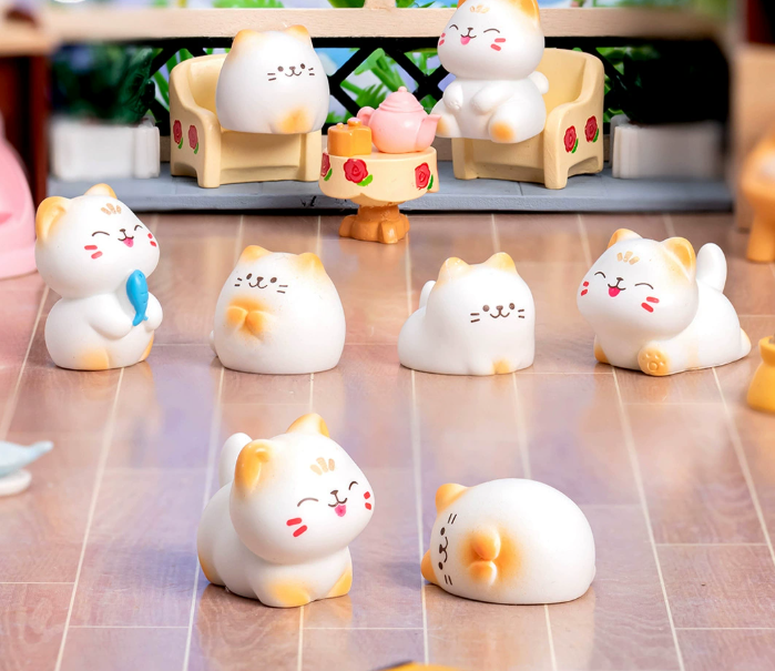 DIY Cat Miniature Scene - Adorable Decor for Desk & Dollhouse - Image 2