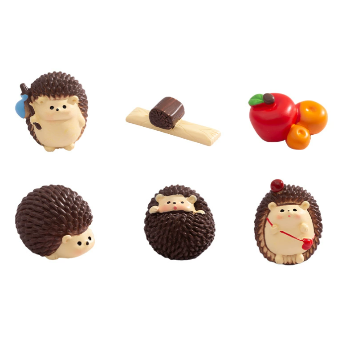 DIY Hedgehog Miniature Scene - Cute Cartoon Decor for Garden - Image 6