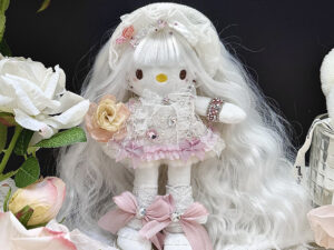 Plush Charms | White Doll Bag Charms & Keychains