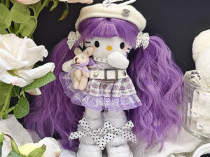 Plush Charms | Purple&Green Doll Bag Charms & Keychains